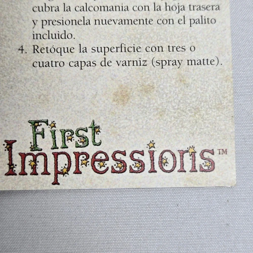 Provo Craft First Impressions Christmas Rub On Transfers 5.5